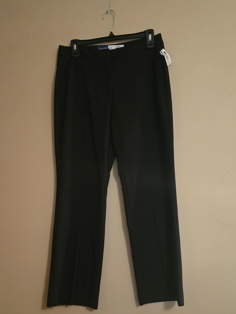 New Old Navy Women's 6p Mid-rise Bootcut Adjustable Waist Black Dress Pants